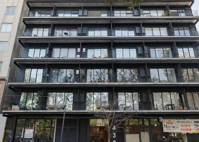 Loft De Diseno Con Aire Acondicionado Y Cama King Size Apartment Mexico City